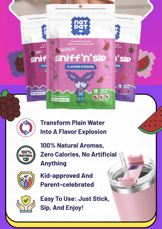 NATPAT Launches Sniff ‘n’ Sip Stickers to Encourage Hydration – The US Times