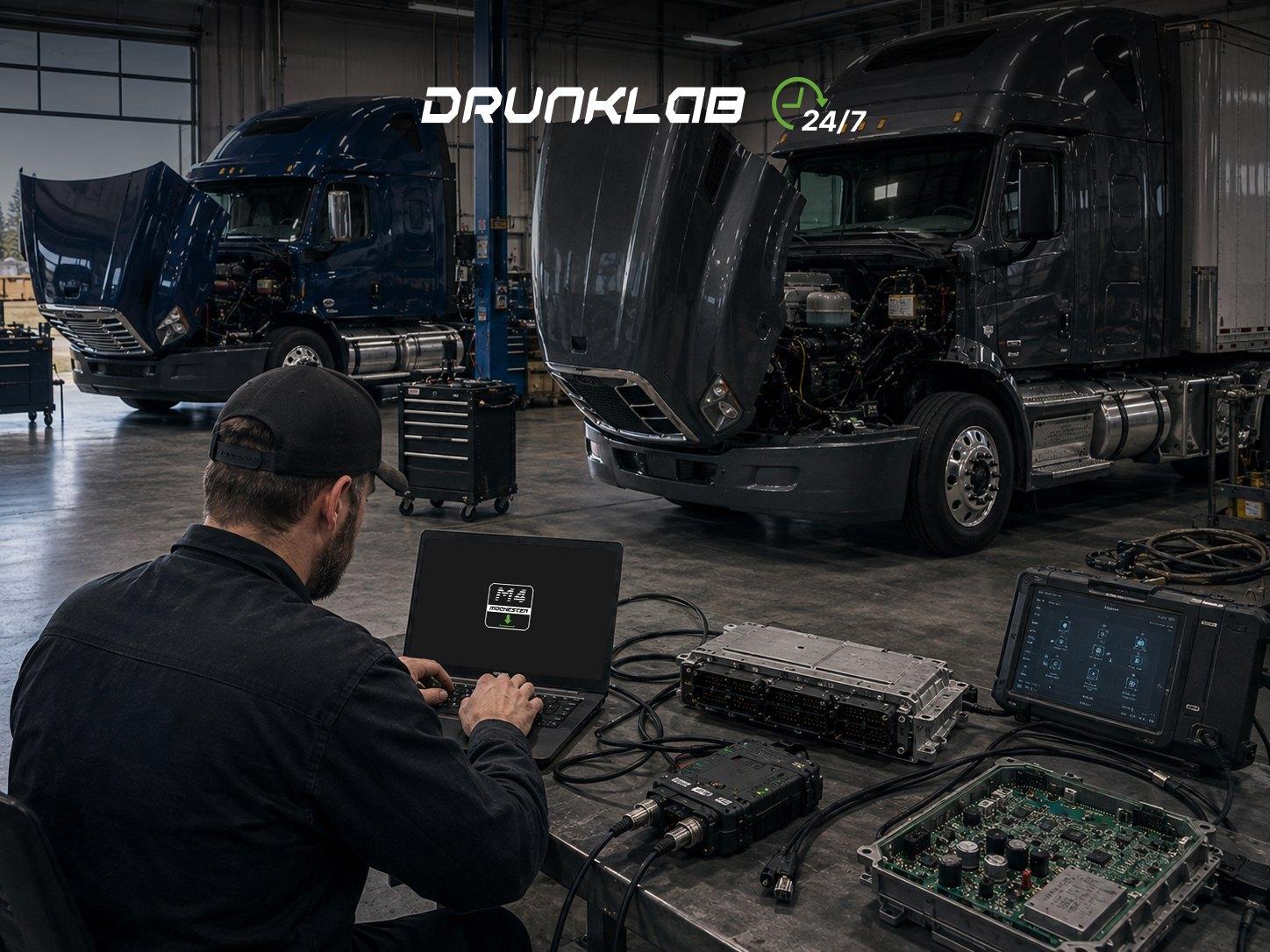 Commercial vehicle ECU programming and diagnostics