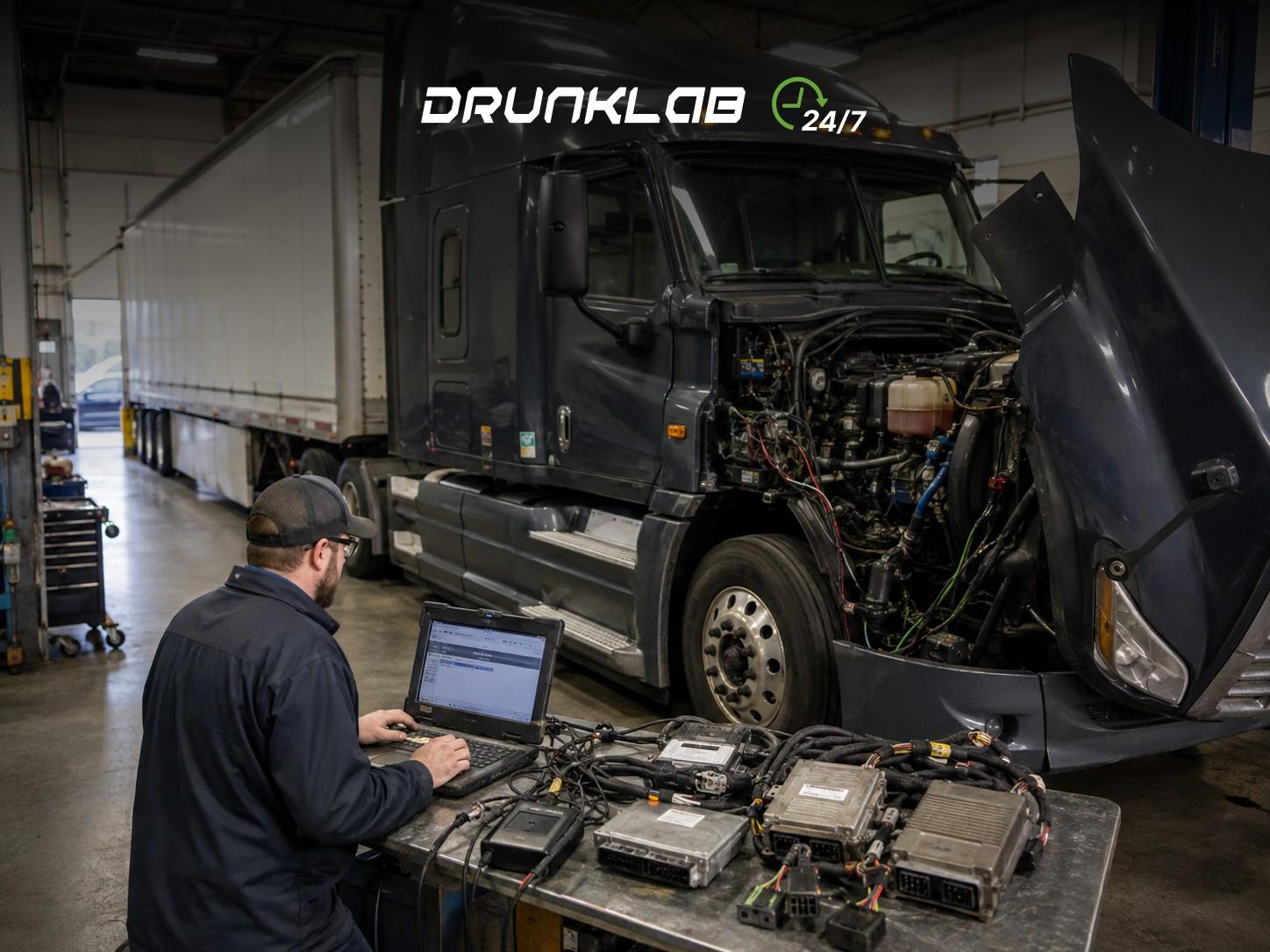 Commercial vehicle ECU programming and diagnostics